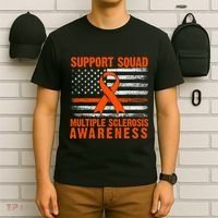 Ms Support Squad Multiple Sclerosis Awareness T-Shirt thumb 6