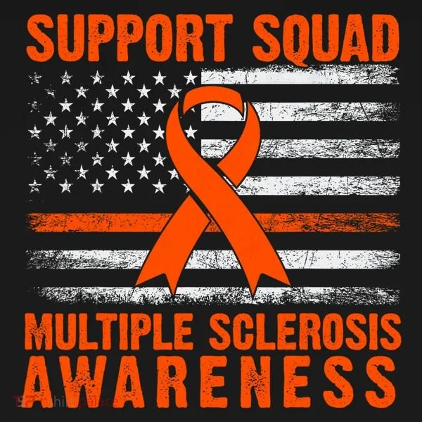 Ms Support Squad Multiple Sclerosis Awareness T-Shirt