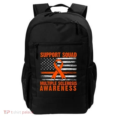 Ms Support Squad Multiple Sclerosis Awareness Backpack