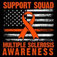 Ms Support Squad Multiple Sclerosis Awareness Button thumb 1