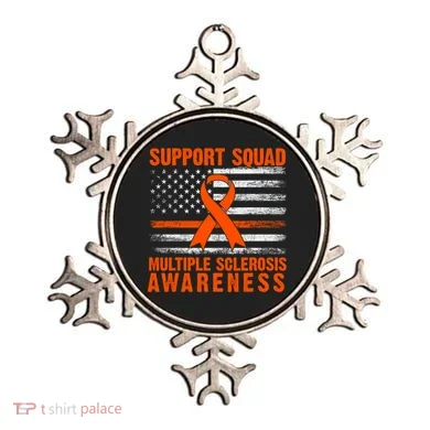 Ms Support Squad Multiple Sclerosis Awareness Ornament