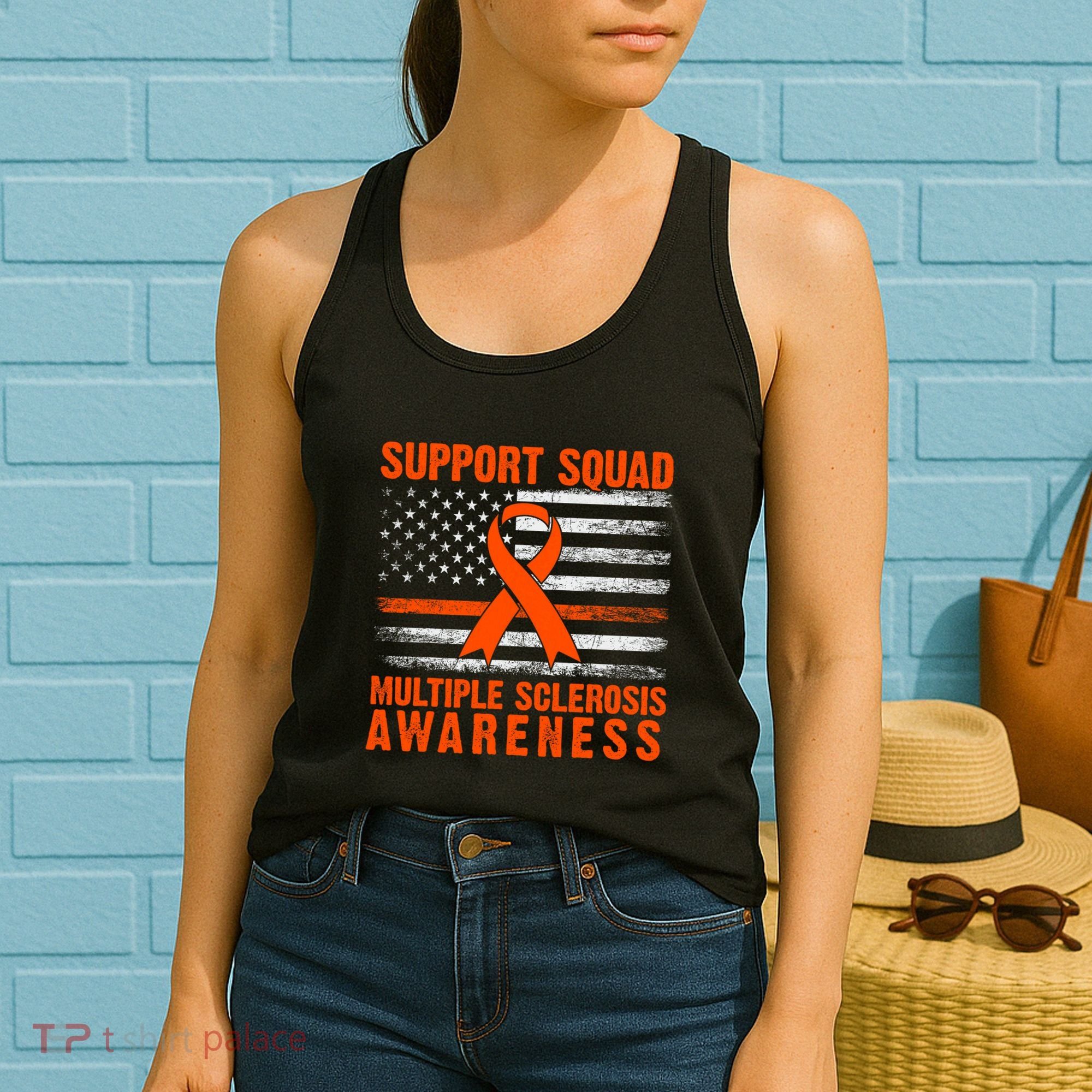 Ms Support Squad Multiple Sclerosis Awareness Women's Tank Top