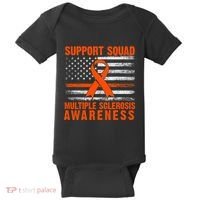 Ms Support Squad Multiple Sclerosis Awareness Baby Bodysuit thumb 0