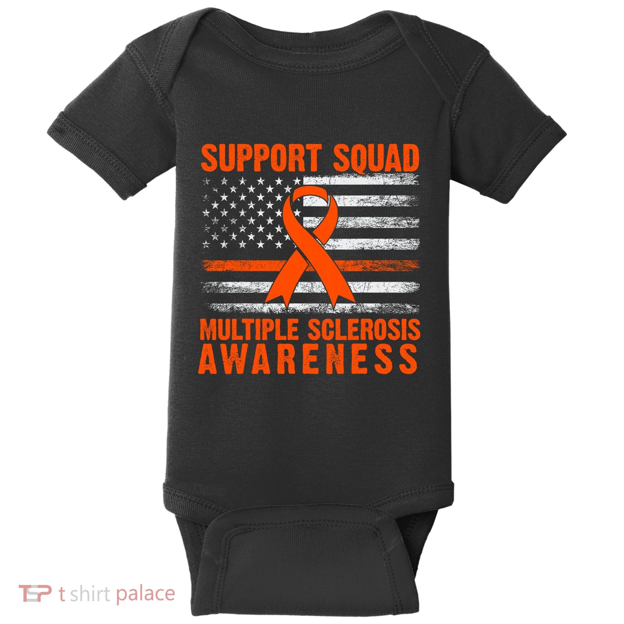 Ms Support Squad Multiple Sclerosis Awareness Baby Bodysuit