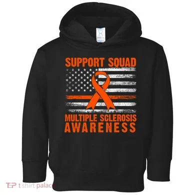 Ms Support Squad Multiple Sclerosis Awareness Toddler Hoodie