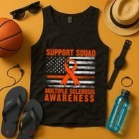 Ms Support Squad Multiple Sclerosis Awareness Tank Top thumb 4