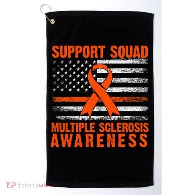 Ms Support Squad Multiple Sclerosis Awareness Golf Towel
