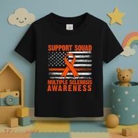 Ms Support Squad Multiple Sclerosis Awareness Toddler T-Shirt thumb 3