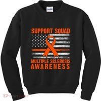 Ms Support Squad Multiple Sclerosis Awareness Kids Sweatshirt thumb 0