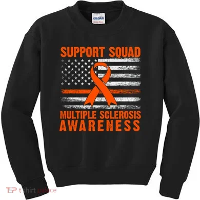 Ms Support Squad Multiple Sclerosis Awareness Kids Sweatshirt