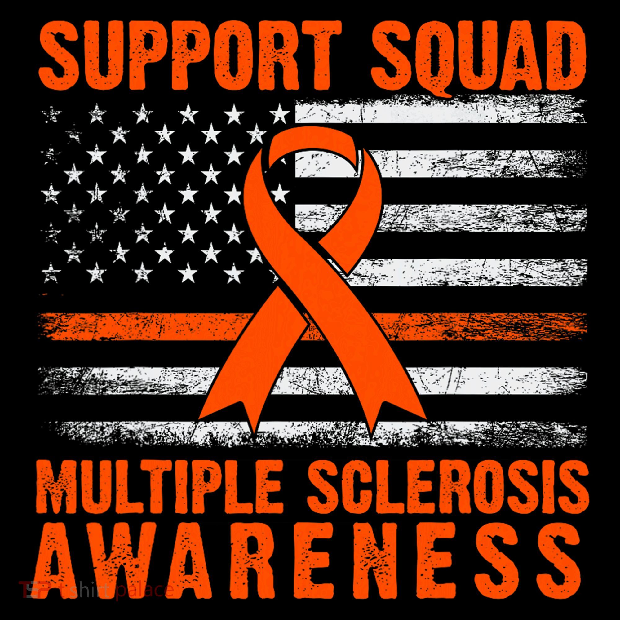 Ms Support Squad Multiple Sclerosis Awareness Kids Sweatshirt