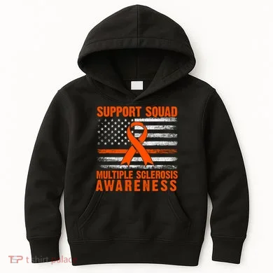 Ms Support Squad Multiple Sclerosis Awareness Kids Hoodie
