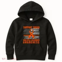 Ms Support Squad Multiple Sclerosis Awareness Kids Hoodie thumb 0