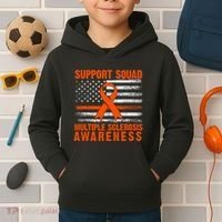 Ms Support Squad Multiple Sclerosis Awareness Kids Hoodie thumb 2