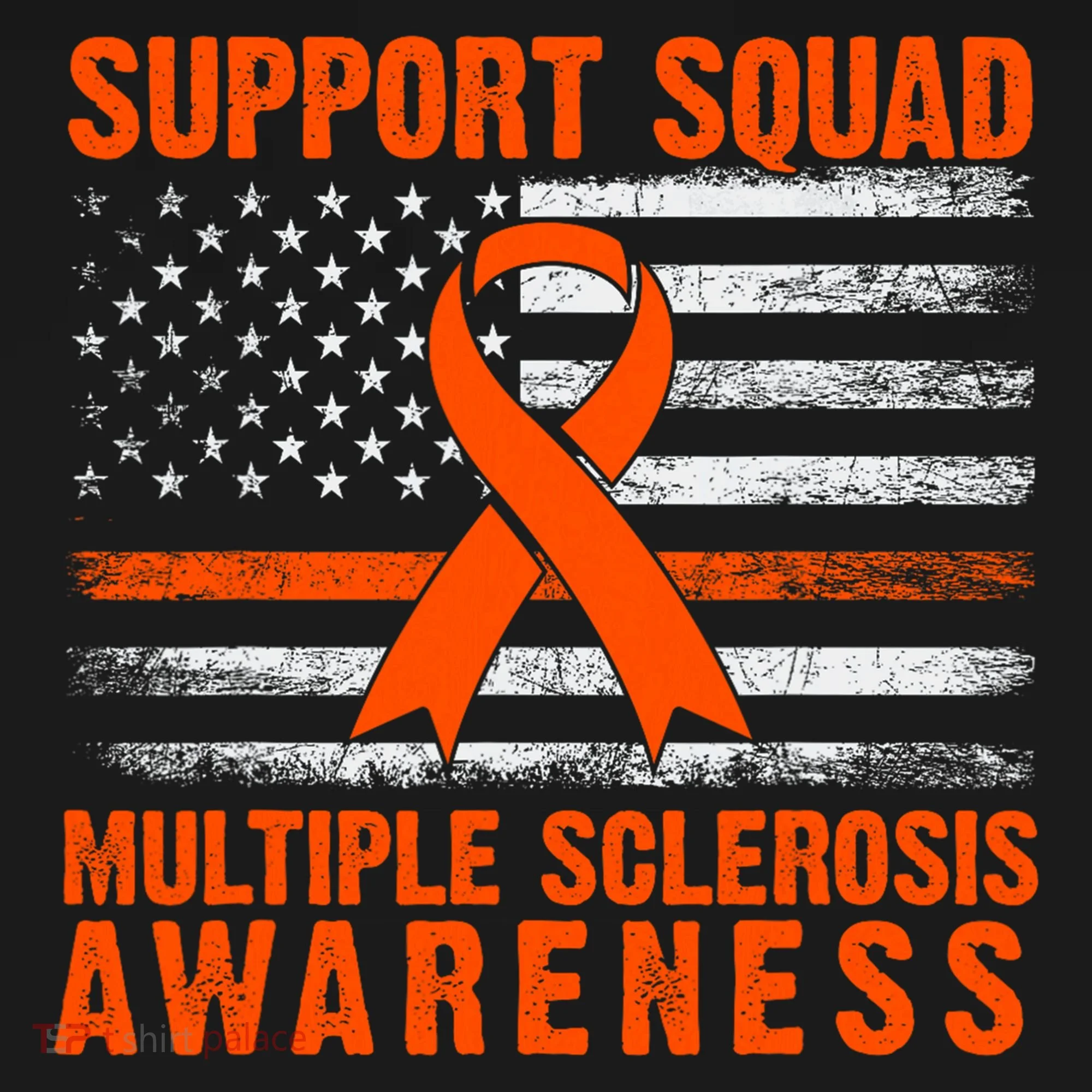 Ms Support Squad Multiple Sclerosis Awareness Kids Hoodie