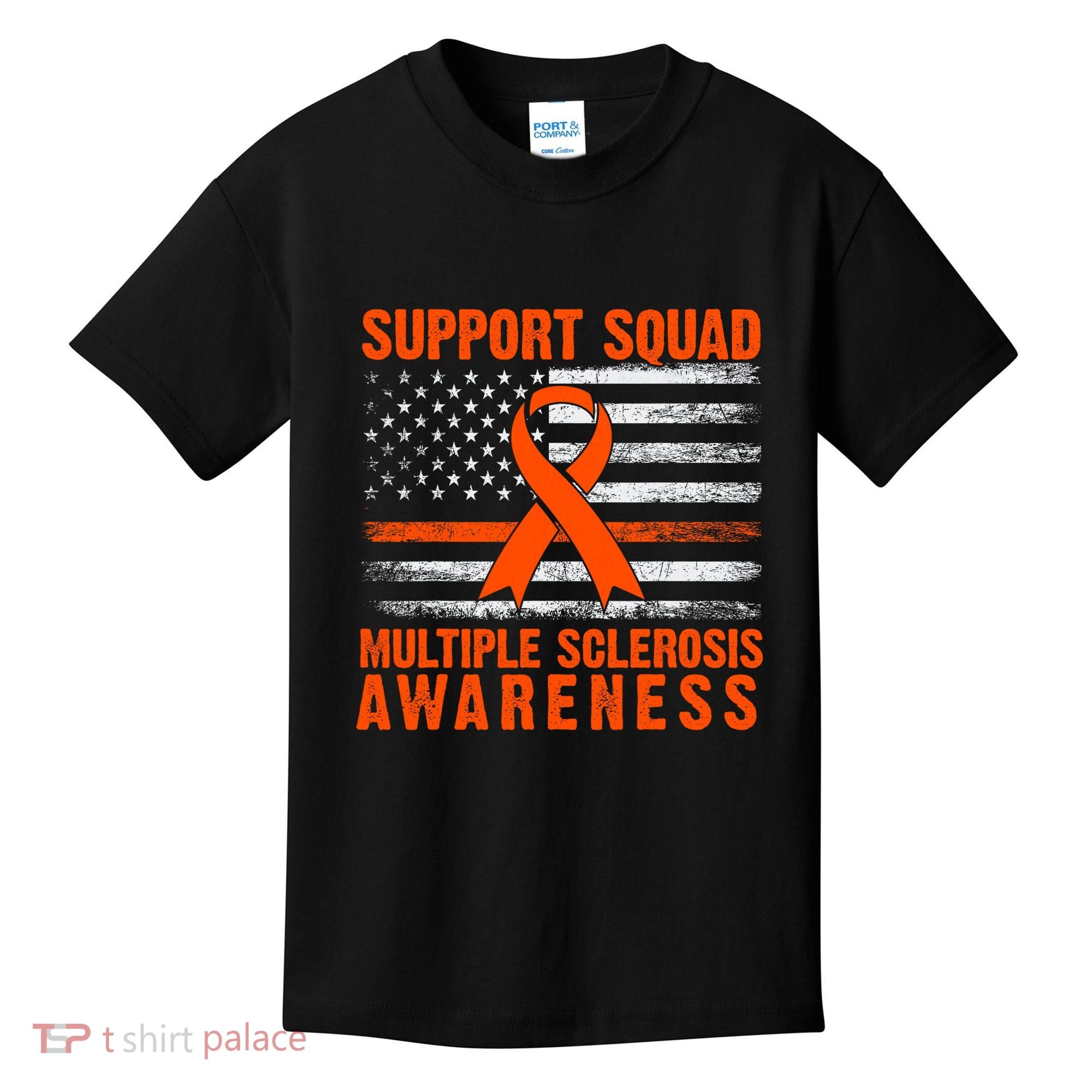 Ms Support Squad Multiple Sclerosis Awareness Kids T-Shirt