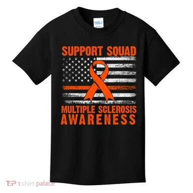 Ms Support Squad Multiple Sclerosis Awareness Kids T-Shirt