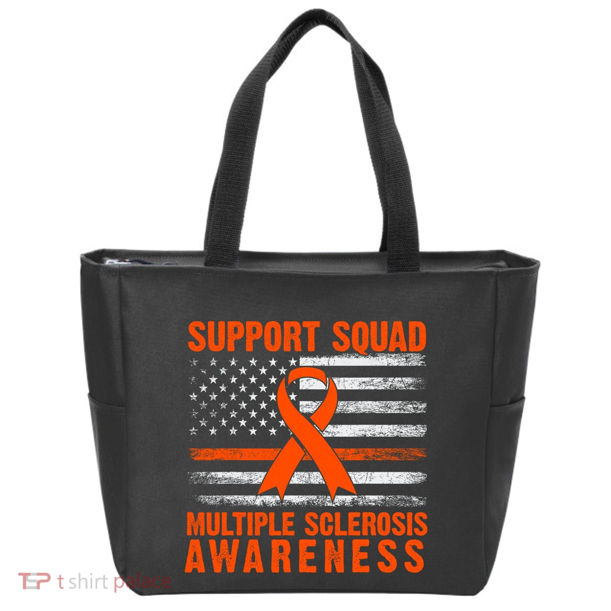 Ms Support Squad Multiple Sclerosis Awareness Tote Bag