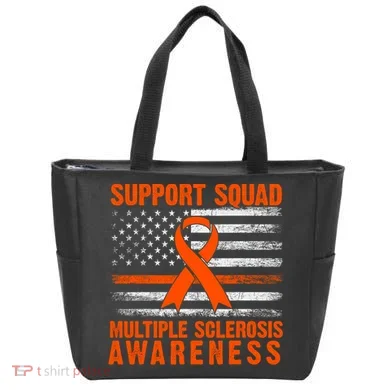 Ms Support Squad Multiple Sclerosis Awareness Tote Bag