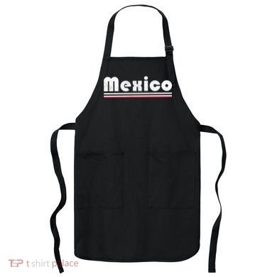 Mexico Soccer Stripe Jersey Logo Fan Apron