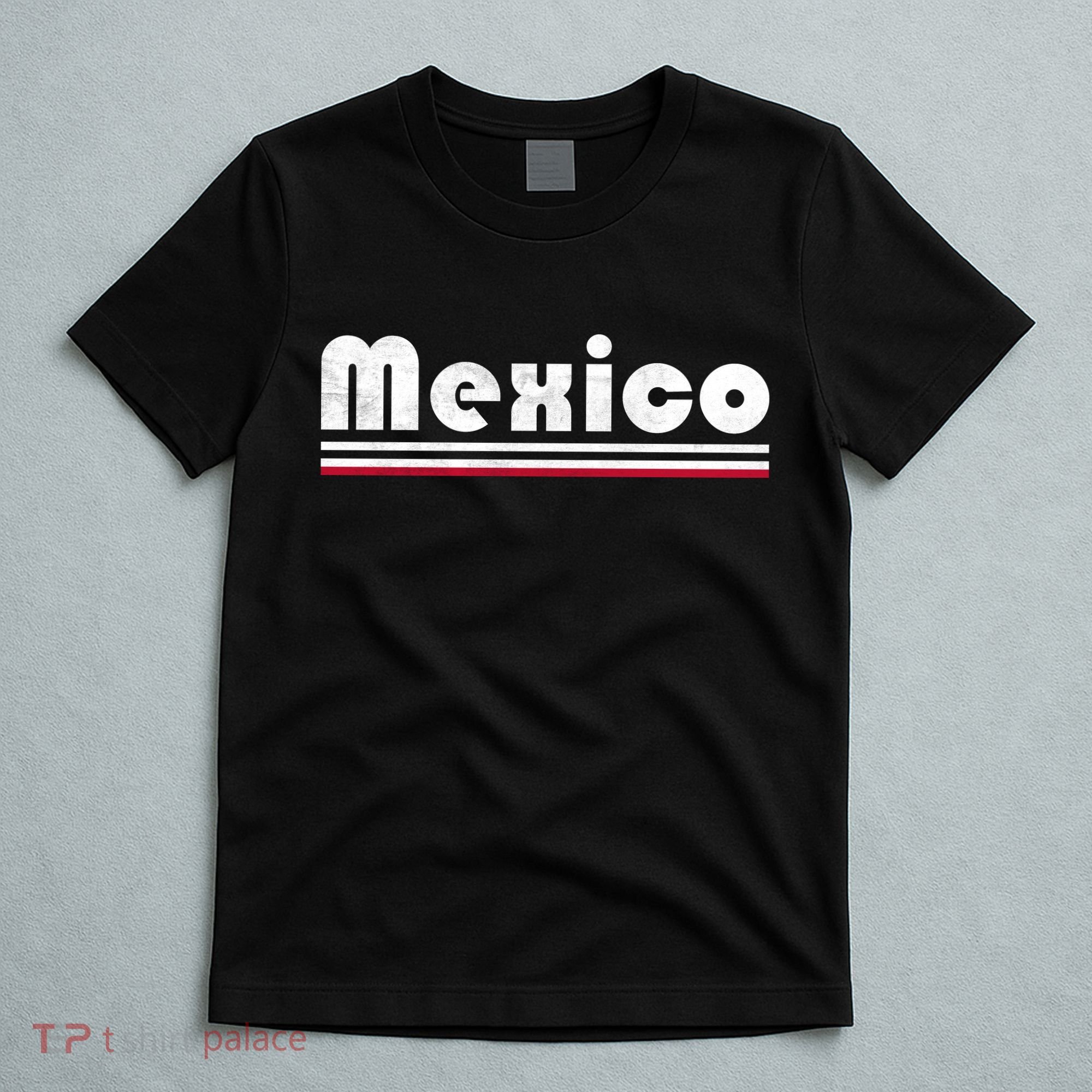 Mexico Soccer Stripe Jersey Logo Fan T-Shirt