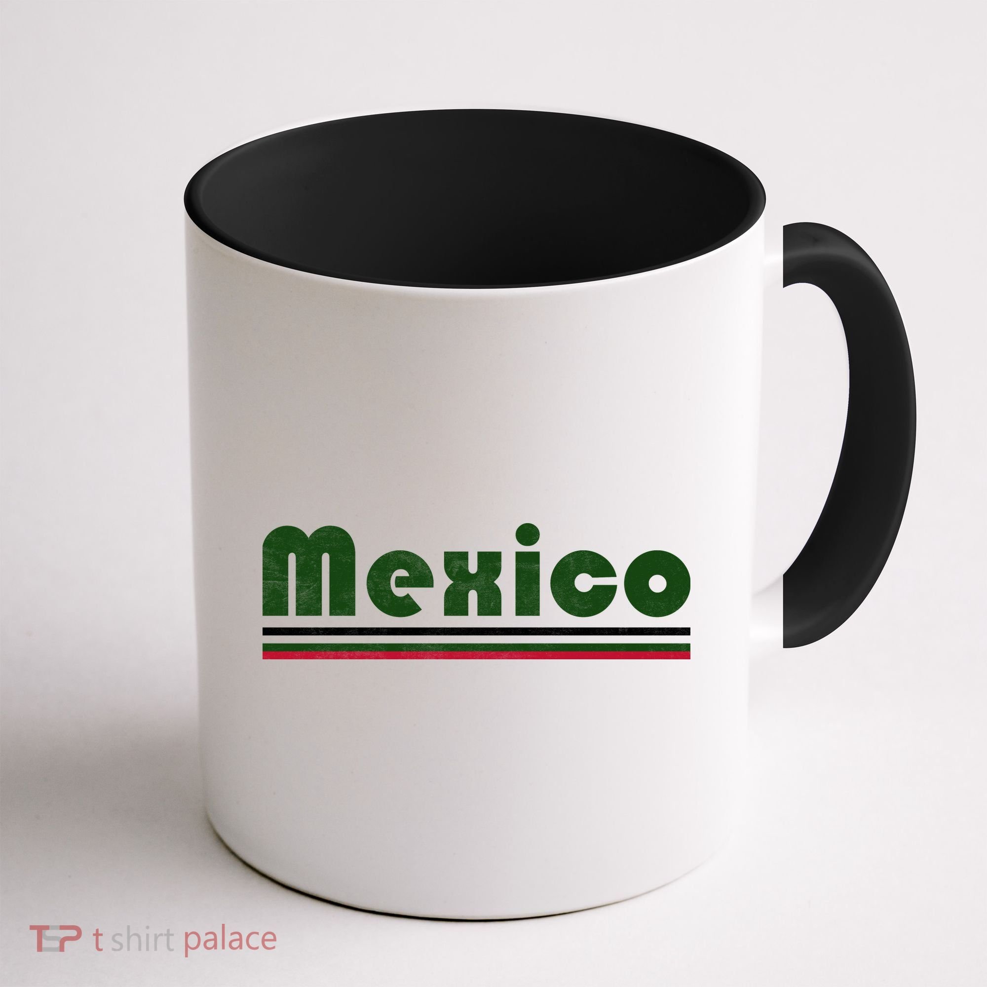 Mexico Soccer Stripe Jersey Logo Fan Coffee Mug