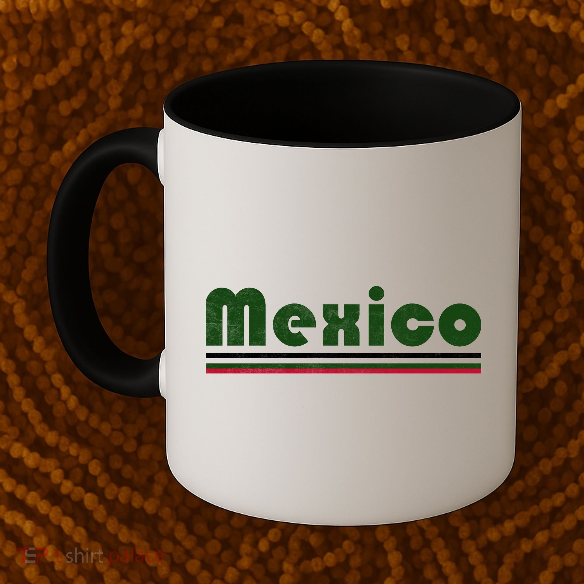 Mexico Soccer Stripe Jersey Logo Fan Coffee Mug