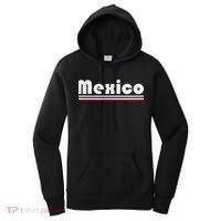Mexico Soccer Stripe Jersey Logo Fan Women's Hoodie thumb 0