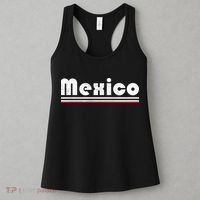 Mexico Soccer Stripe Jersey Logo Fan Women's Tank Top thumb 3