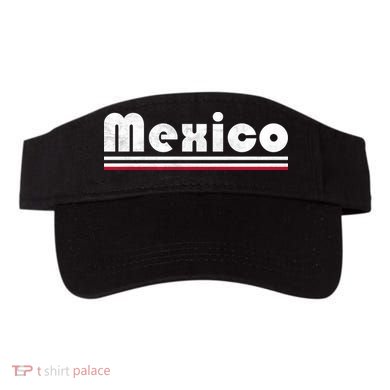 Mexico Soccer Stripe Jersey Logo Fan Visor