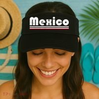 Mexico Soccer Stripe Jersey Logo Fan Visor thumb 2