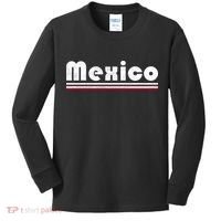 Mexico Soccer Stripe Jersey Logo Fan Kids Long Sleeve Shirt thumb 0