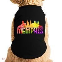 Memphis Skyline Tennessee Souvenir Gift Doggie Tank thumb 0
