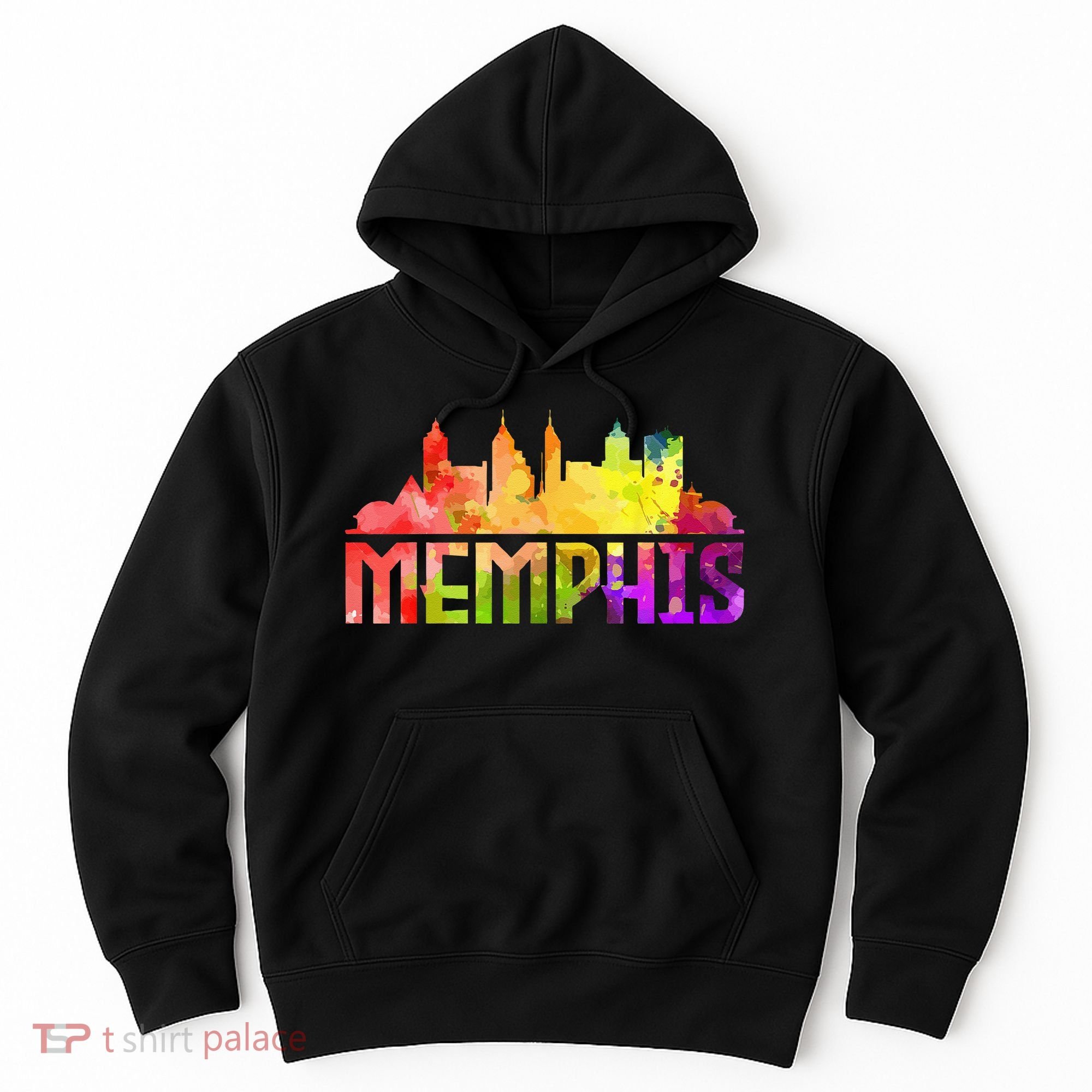 Memphis Skyline Tennessee Souvenir Gift Hoodie