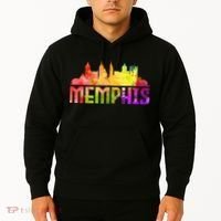 Memphis Skyline Tennessee Souvenir Gift Hoodie thumb 2