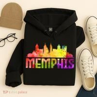 Memphis Skyline Tennessee Souvenir Gift Hoodie thumb 4