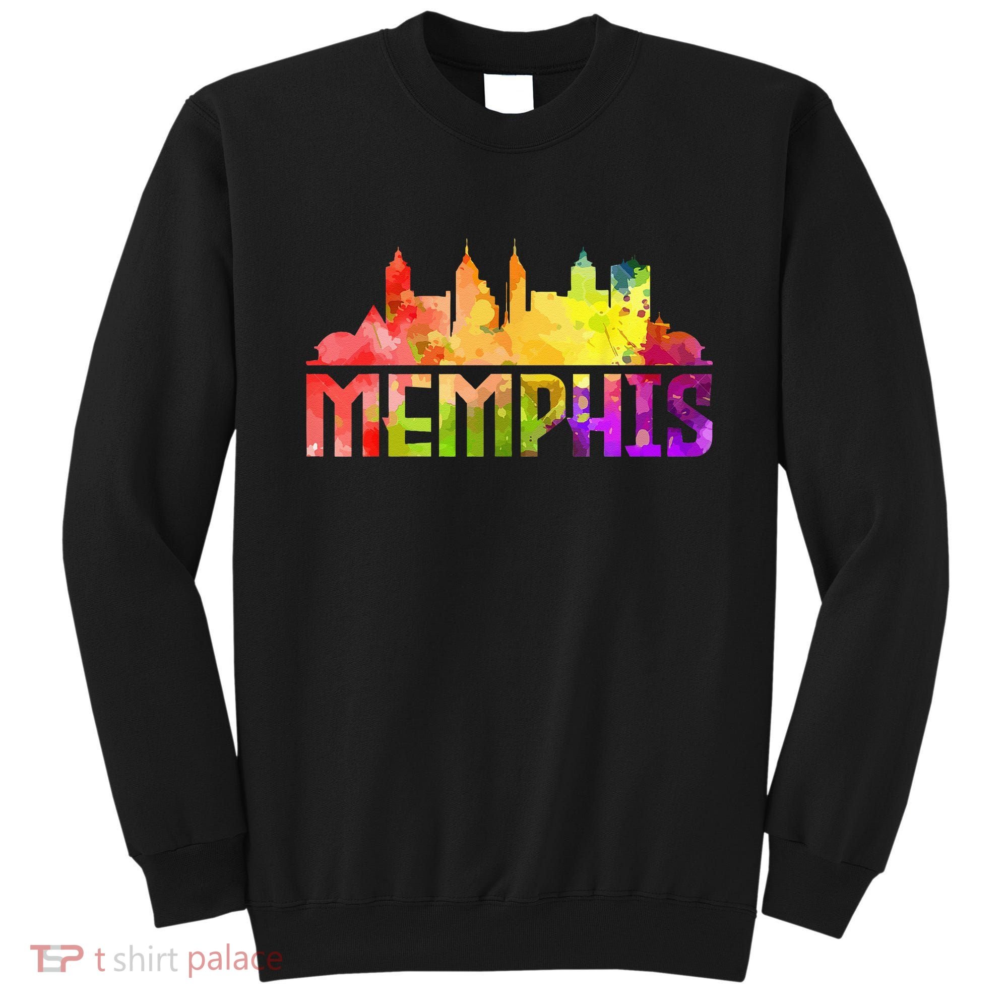 Memphis Skyline Tennessee Souvenir Gift Sweatshirt