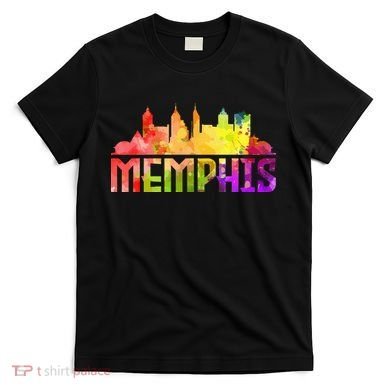 Memphis Skyline Tennessee Souvenir Gift T-Shirt