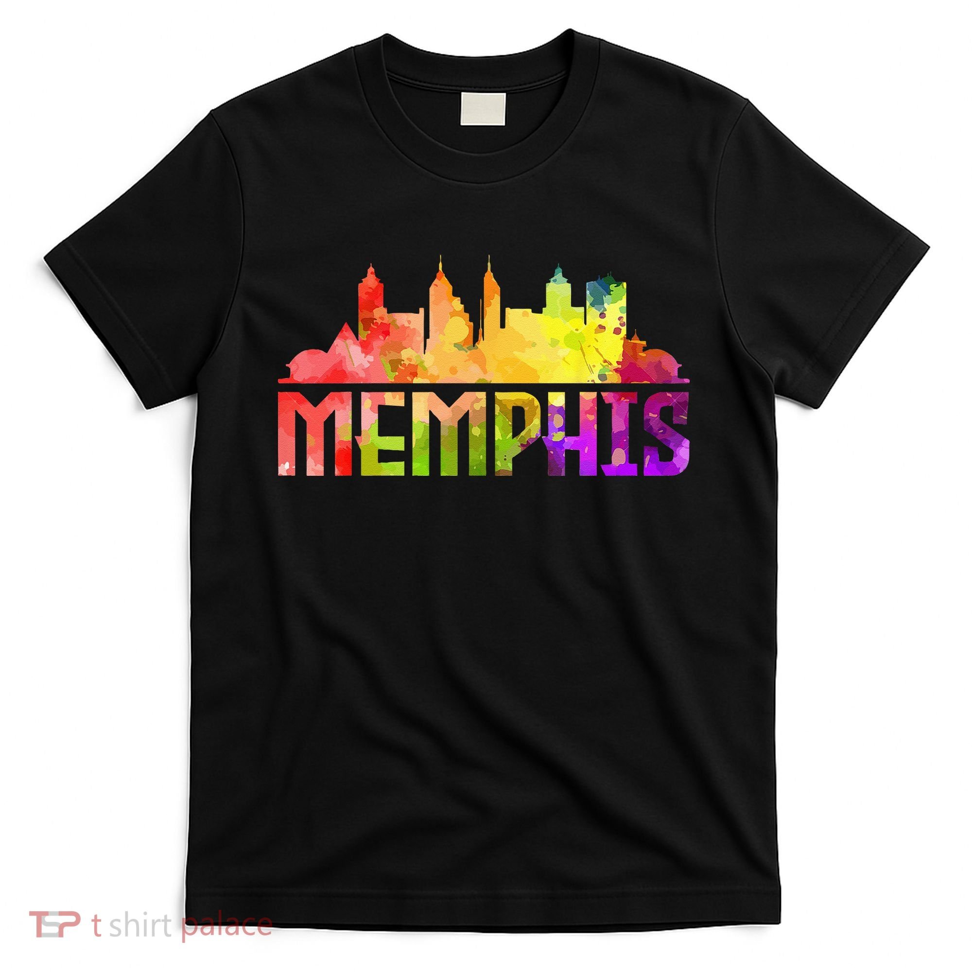 Memphis Skyline Tennessee Souvenir Gift T-Shirt