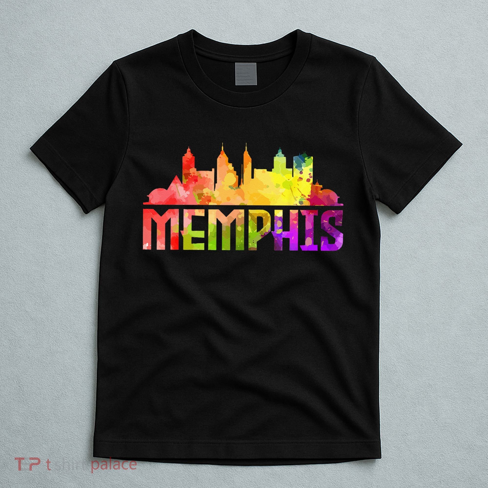 Memphis Skyline Tennessee Souvenir Gift T-Shirt
