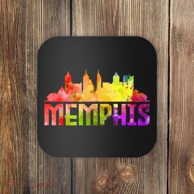 Memphis Skyline Tennessee Souvenir Gift Coaster