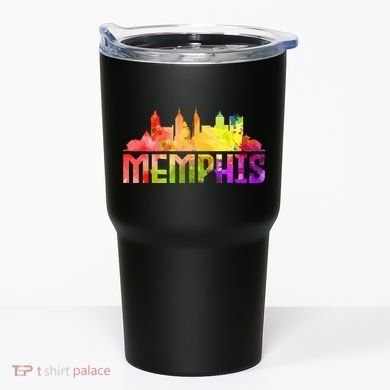 Memphis Skyline Tennessee Souvenir Gift Tumbler