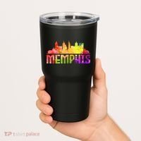 Memphis Skyline Tennessee Souvenir Gift Tumbler thumb 2