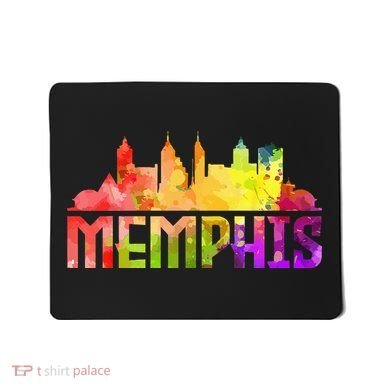 Memphis Skyline Tennessee Souvenir Gift Mousepad