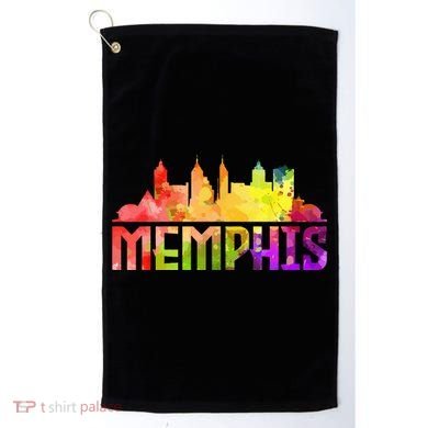 Memphis Skyline Tennessee Souvenir Gift Golf Towel