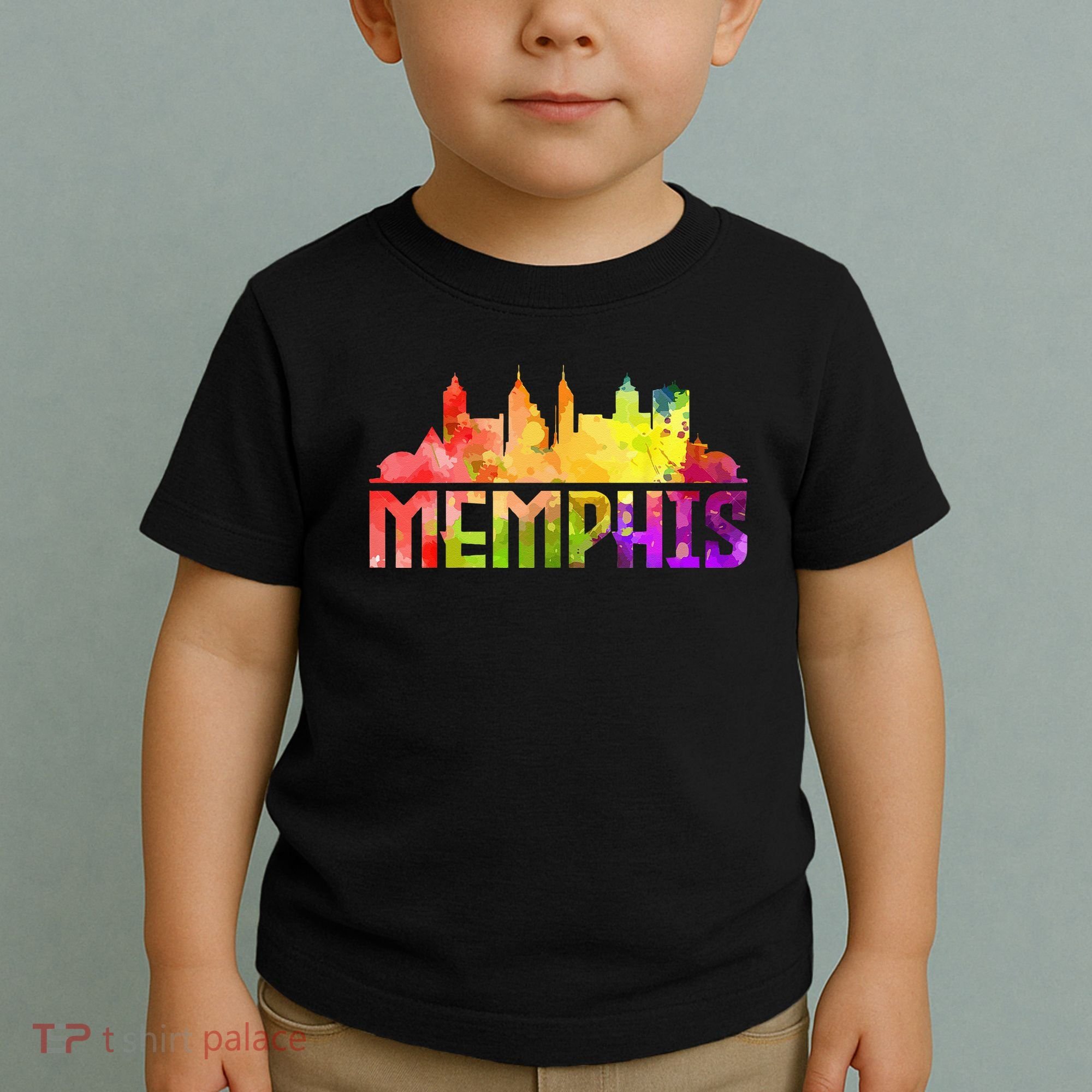 Memphis Skyline Tennessee Souvenir Gift Toddler T-Shirt