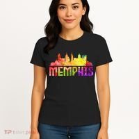 Memphis Skyline Tennessee Souvenir Gift Women's T-Shirt thumb 4