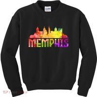 Memphis Skyline Tennessee Souvenir Gift Kids Sweatshirt thumb 0