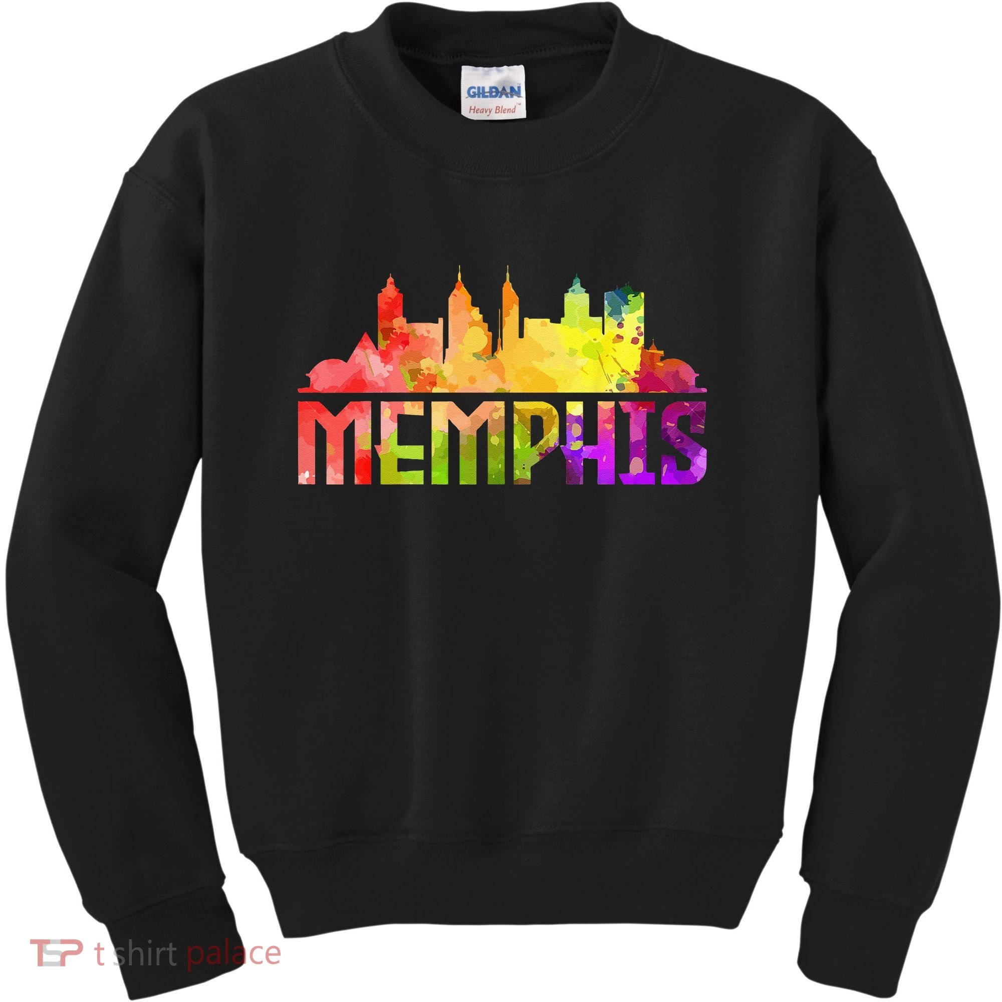 Memphis Skyline Tennessee Souvenir Gift Kids Sweatshirt