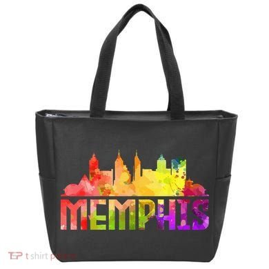 Memphis Skyline Tennessee Souvenir Gift Tote Bag
